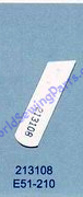213108 Overlock Stationary Knife - Click Image to Close