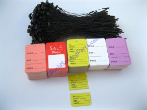 500 Merchandise Price Tags & Special Price Tag,500 5" Black Loop
