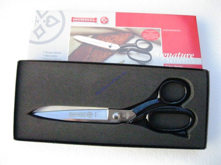 MUNDIAL 490-9 SIGNATURE SERIES FORGED TAILOR SHEARS - Click Image to Close