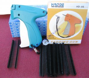 Tagging Gun, 5000 1/2 Black Barbs [HIRODE Tagging Gun Model HD-8S