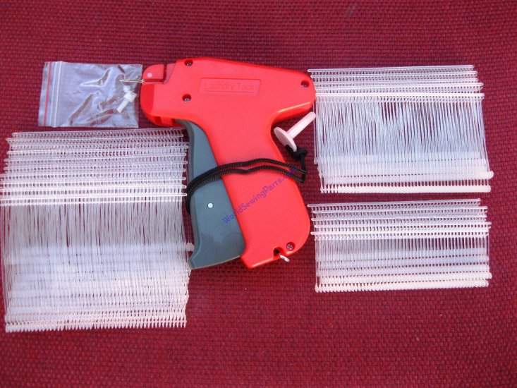 Avery Fine Fabric Tag Gun Plus 5000 1" Clear Barbs # 10312 - Click Image to Close