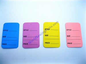 400 Extra Large Merchandise Price Tags 1.75" X 2.75"