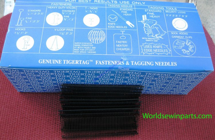 5000 1" INCH FINE BLACK PRICE TAG TAGGING BARBS FASTENERS - Click Image to Close