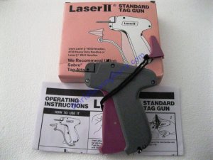 Laser II Standard Tag Gun, 500 Barbs - $7.95 : Sewing Machine