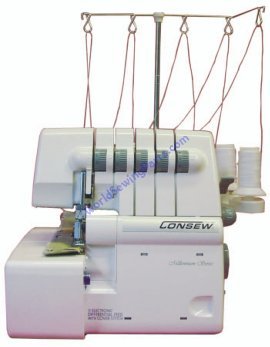 Consew 14TU5432 "Coverlock" Overlock Serger Machine - Click Image to Close