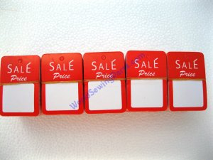 500 PCS. 1-1/4" W X 1-7/8 H Special Price Garment Price Tags