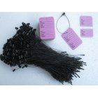 100 Merchandise Unstrung Perforated Price Tags,500 5" Black Loop