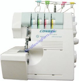 Consew 14TU854 Portable overlock; 4 Thread, 2 Needle