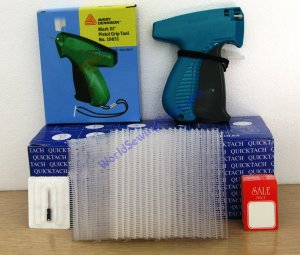 10651 AVERY DENNISON Tag Gun,5K 2" Clear Barbs100 Sale Price Tag