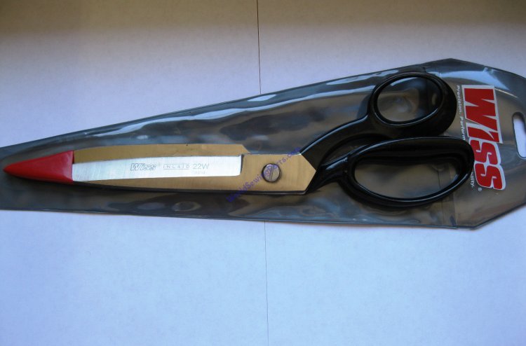 WISS W20W 12" SUPER HEAVY DUTY BENT HANDLE SCISSOR INDUSTRIAL - Click Image to Close