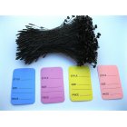 400 Extra Large Merchandise Price Tags, 500 Black Loop Pins