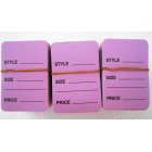 300 PCS. 1-1/4"X1-7/8 Lavender Cloth Price Hanging Lables