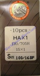 10 Pcs HA X 1 Size # 16 - Click Image to Close