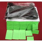 1000 Green Merchandise Perforated Price Tags,1000 5" Black Loops