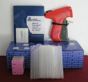 Avery Fine Fabric Tag Gun +: 5000 1" Clear Barbs & 100 Price Tag