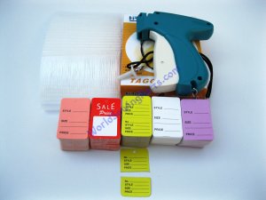 Tagging Gun, 1000 Clear Barbs, 500 SALE Price Tag