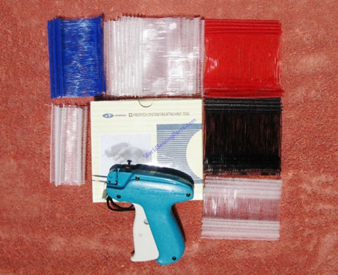 Garment Price Label Tag Tagging Gun 2000 Barbs 1 Needle - Click Image to Close