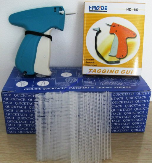 Avery Fine Fabric Tag Gun Plus 5000 1" Clear Barbs # 10312 - Click Image to Close