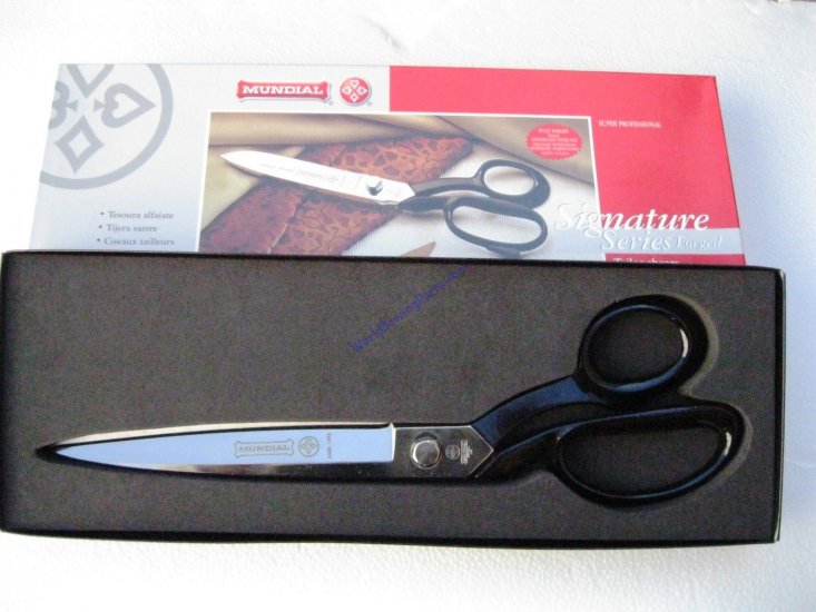MUNDIAL 498-12 SIGNATURE SERIES FORGED TAILOR SHEARS - Click Image to Close