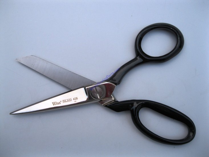 WISS W426 6" DRESS MAKER BENT HANDLE SCISSOR INDUSTRIAL SHEARS - Click Image to Close