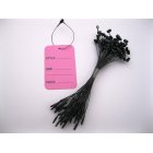 100 Lavender Extra Large Price Tags 1.75" X 2.75",100 Black Loop