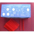 5000 1" INCH REGULAR RED PRICE TAG TAGGING BARBS FASTENERS