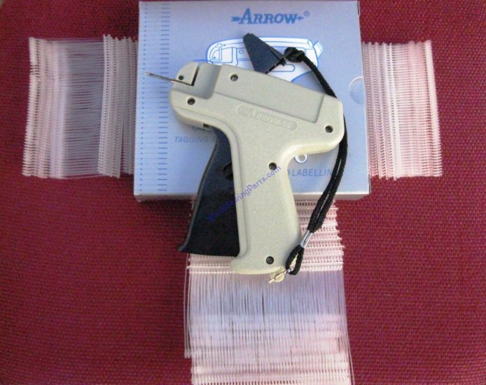 Avery Fine Fabric Tag Gun Plus 5000 1" Clear Barbs # 10312 - Click Image to Close