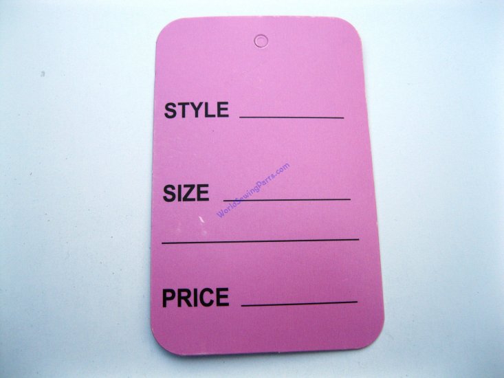 100 Lavander Extra Large Merchandise Price Tags 1.75" X 2.75" - Click Image to Close