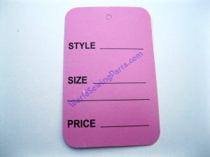 100 Lavander Extra Large Merchandise Price Tags 1.75" X 2.75"