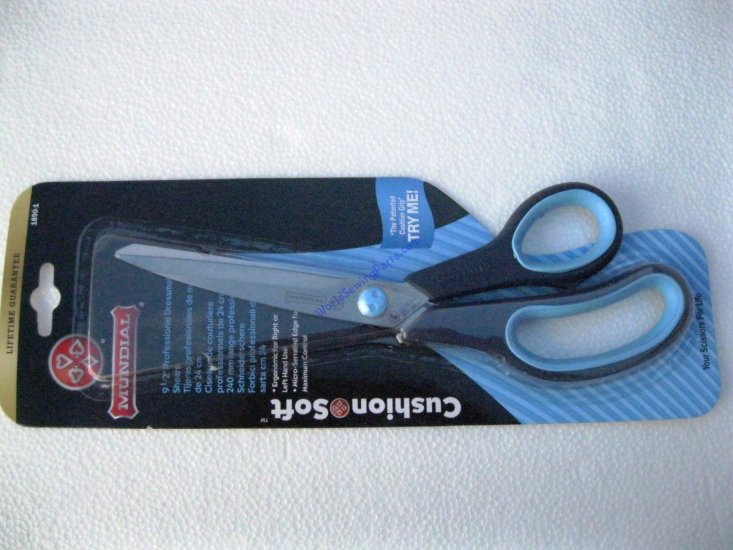 MUNDIAL 1890-1 Cushion Soft 9 1/2" Dressmaker Shears - Click Image to Close