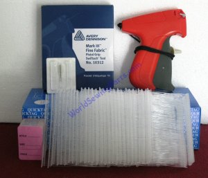 Avery Fine Fabric Tag Gun +: 5000 2" Clear Barbs & 100 Price Tag