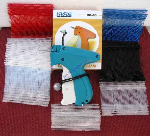 Regular Garment Price Label Tag Tagging Gun 2000 Barbs 1 Needle - Click Image to Close